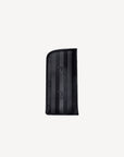 RUCHEN | Brillenetui classic schwarz/gold – frontal