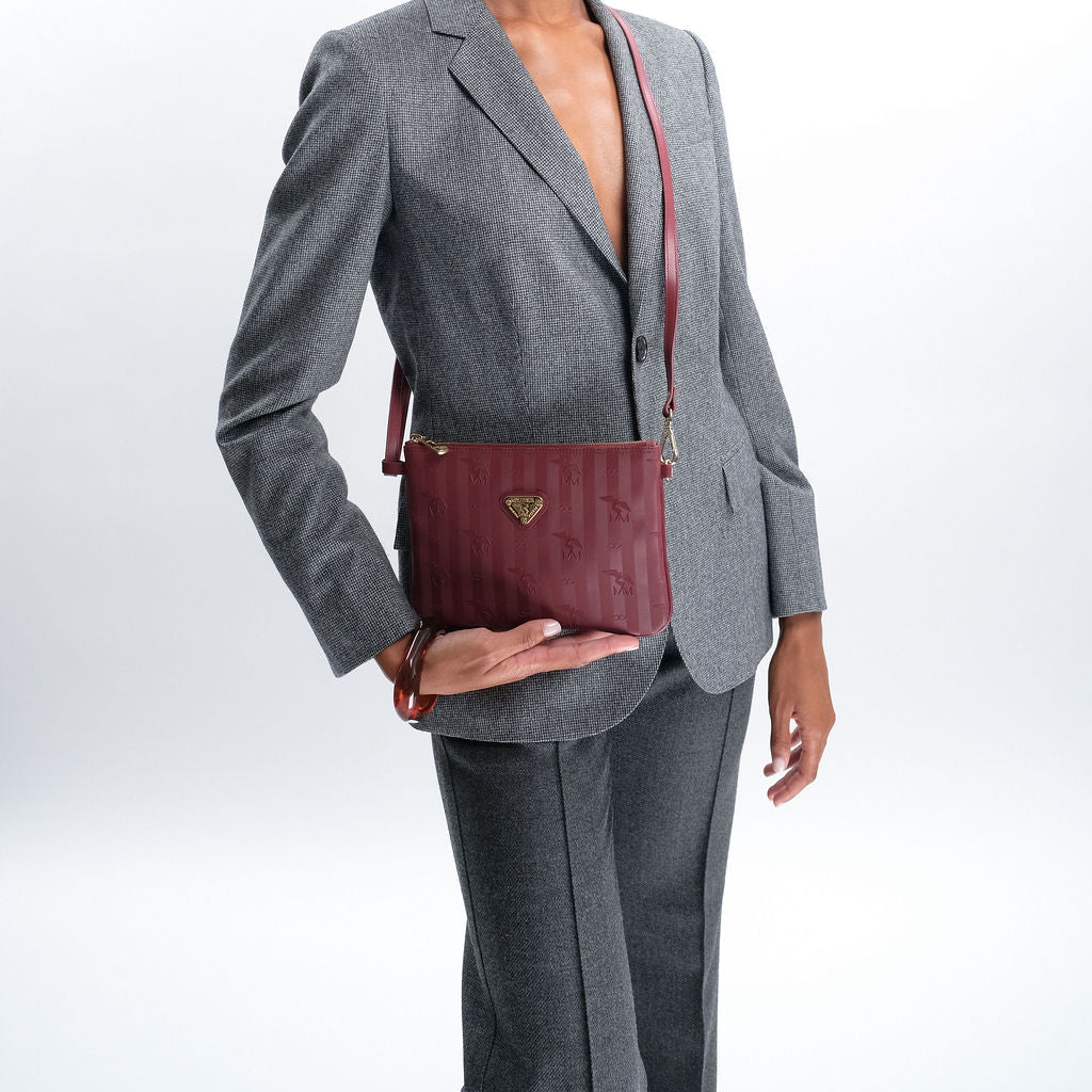 TAMINS | Shoulder bag antique red/gold