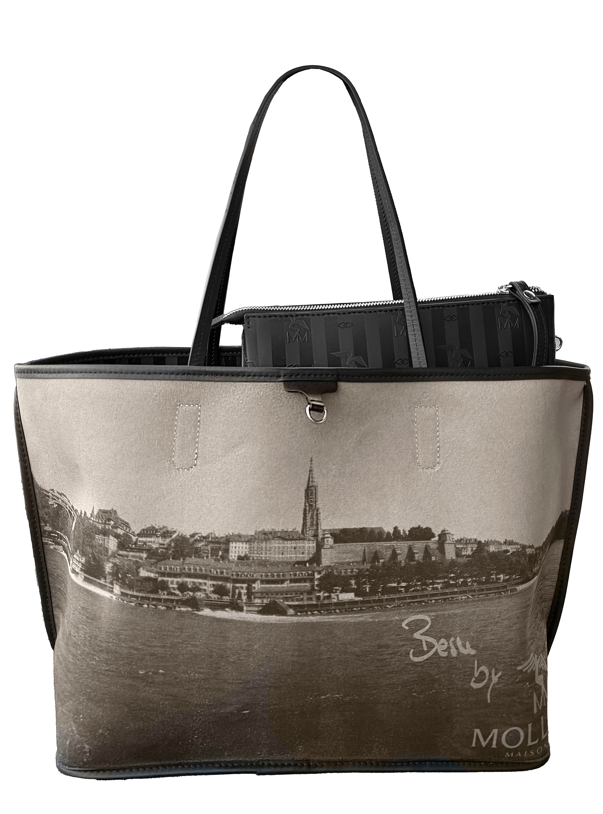 BERNE | Shopper city classic noir/or