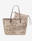 BERN | Shopper camouflage beige/silber - Clutch