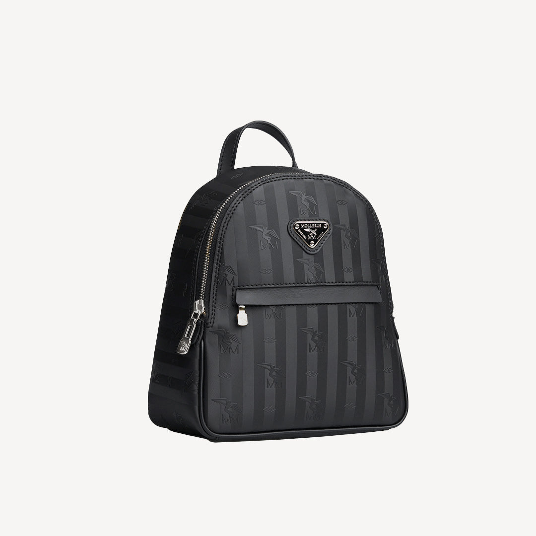 MOLLIS | Sac à dos noir/argenté