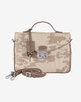 MARLY | Umhängetasche camouflage beige/silber - Frontal