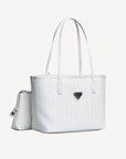 Genf | Borsa a tracolla snow weiss/silber - laterale