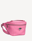 BRIENZ | Gürteltasche bubble pink/silber - seitlich