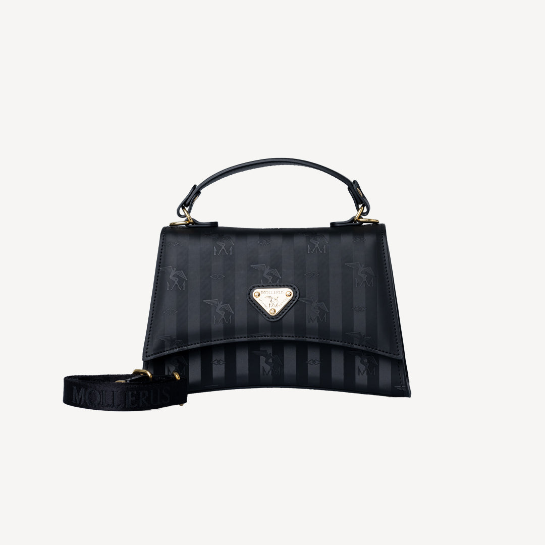 ROMONT | Umhängetasche classic schwarz/gold - front