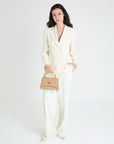 ROMONT | Umhängetasche cappuccino beige/gold - full body