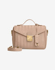 MEYRIN | Umhängetasche cappuccino beige/gold - frontal