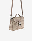 MEYRIN | Schultertasche camouflage beige/silber - SEITLICH