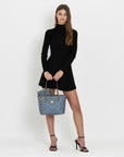 GENF | Shopper Maze braun blau/silber_fullbody