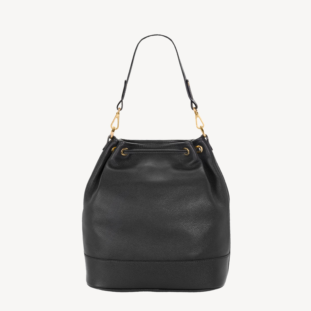 NIESEN | Pouch bag calfskin black/gold