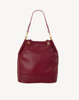NIESEN | Beuteltasche kalbsleder antique rot/gold - hinten