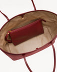 BERN | Shopper Kabsleder antik rot/gold - offen