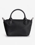 VALS | Umhängetasche Nylon classic schwarz/silber - von hinten