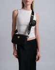 ZELL | Umhängetasche classic schwarz/gold ON BODY