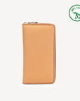 CLARIDEN | Portemonnaie Apfelleder rot/gold - front