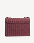WIL | Umhängetasche antik rot/gold - von hinten
