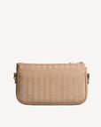 ZELL | Umhängetasche cappuccino/gold - von hinten
