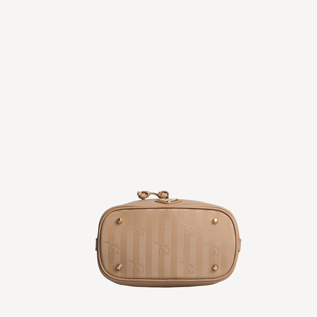 SION | Sac seau beige cappuccino/doré