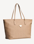 WINTERTHUR | Shopper mit Reissverschluss cappuccino/gold - seitlich