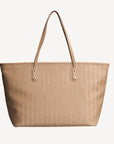 WINTERTHUR | Shopper mit Reissverschluss cappuccino/gold - von hinten