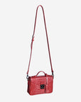 MEYRIN | Umhängetasche coral pink/silber - seitlich hängend