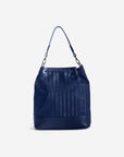 NIESEN | Beuteltasche deep blau/silber - von hinten