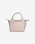 WENGEN | Shopper Nylon pearl weiss/silber - von hinten