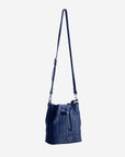 SION | Beuteltasche deep blau/silber - detaibilder