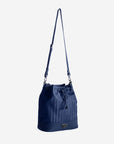 NIESEN | Beuteltasche deep blau/silber - detialbild