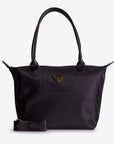 INTERLAKEN | Shopper Nylon classic schwarz/gold - frontal Hänkel