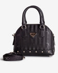 OETWIL | Handtasche Diamonds classic schwarz/silber – frontal