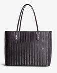 BERN | Shopper Diamonds classic schwarz/silber - von Hinten