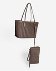 GENF | Shopper fango braun/gold - hinten