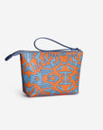 WEISSHORN | Necessaire maze orange/hellblau