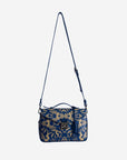MARLY | Umhängetasche Maze cappuccino deep blau/silber - hängend
