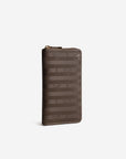 CLARIDEN | Portemonnaie fango braun/gold - frontal
