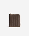 NIEDERHORN | Portemonnaie fango braun/gold - frontal