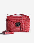 MEYRIN | Umhängetasche coral pink/silber - frontal