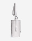 AUSWIL | Beuteltasche snow weiss/gold - seitlich