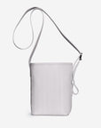 AUSWIL | Beuteltasche snow weiss/gold - von hinten