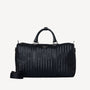MADRID | Borsa da viaggio classic nero/argento - frontale