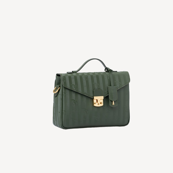 Marly Vinerus Canvas Mollerus MARLY Shoulder Bag Olive Green