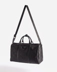 MADRID | Reisetasche classic schwarz/schwarz - hängend seite