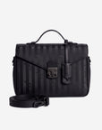 MARLY | Umhängetasche classic schwarz/schwarz - frontal