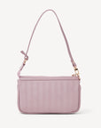 MISSY | Schultertasche rosé/gold - rückseite