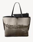 BERN | Shopper city classic schwarz/gold von vorne