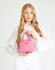 OETWIL | Handtasche bubble pink/silber - on body