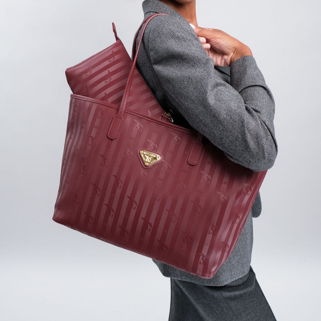 ZURICH | Shopper antique red/gold