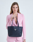 GENF | Shopper space blau/silber - ON BODY