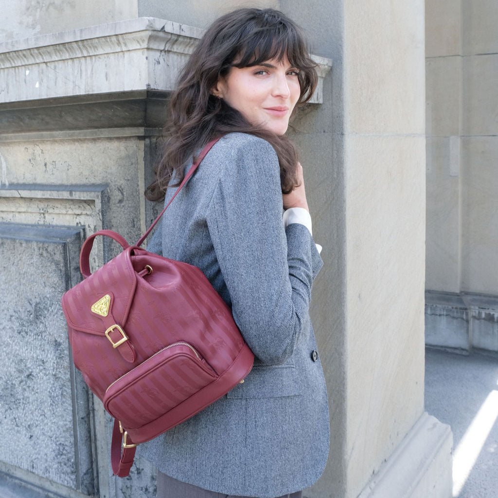 BRUGG | Backpack antique red/gold